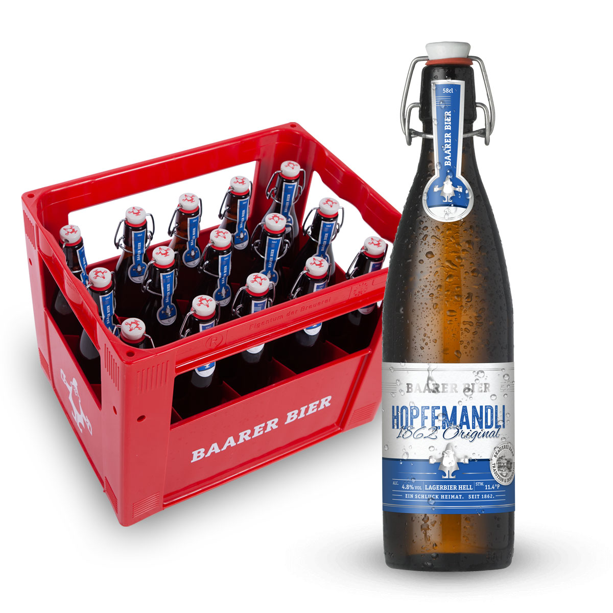 Hopfemandli 1862 Original 58cl 15er MW