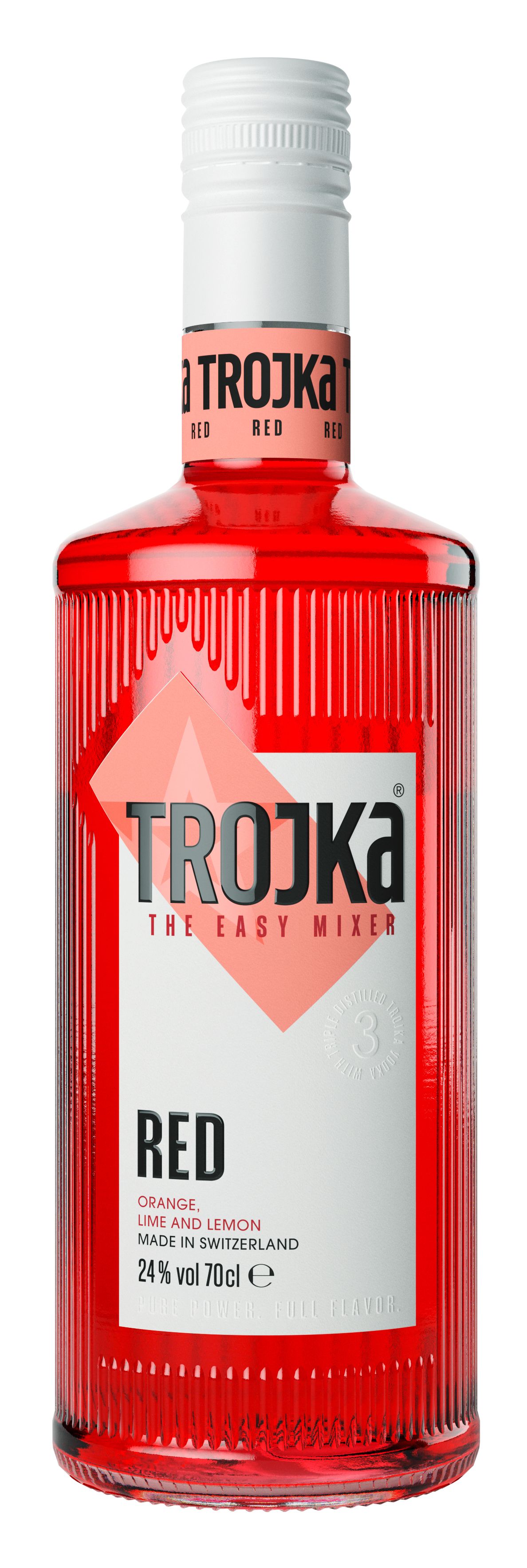 Trojka Vodka Red 24% 70cl