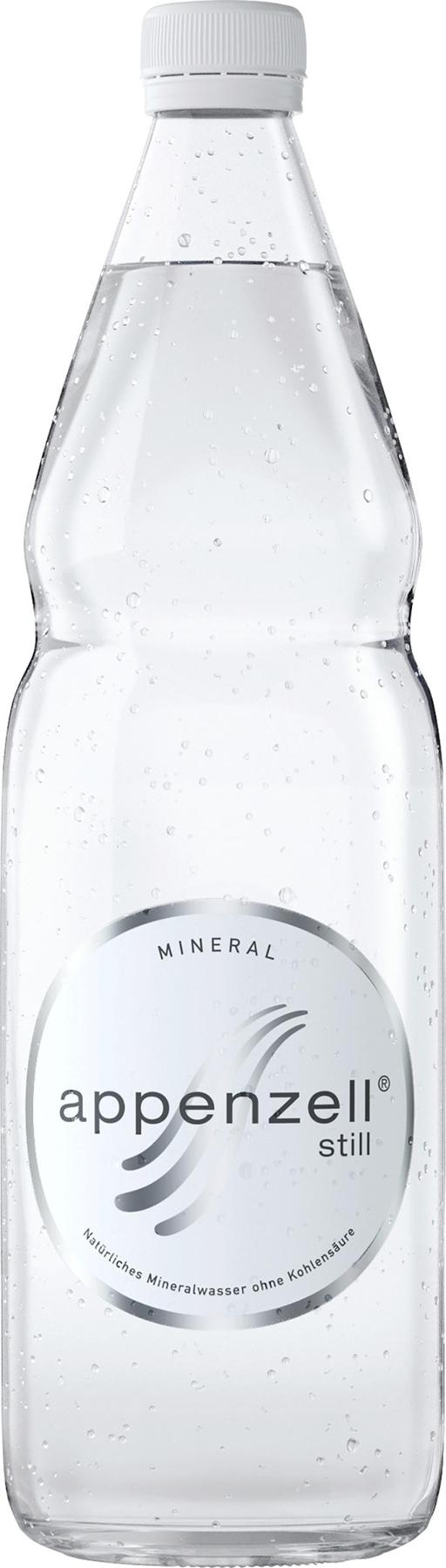 Appenzeller Mineral still mit CO2 1.0l 12er MW 