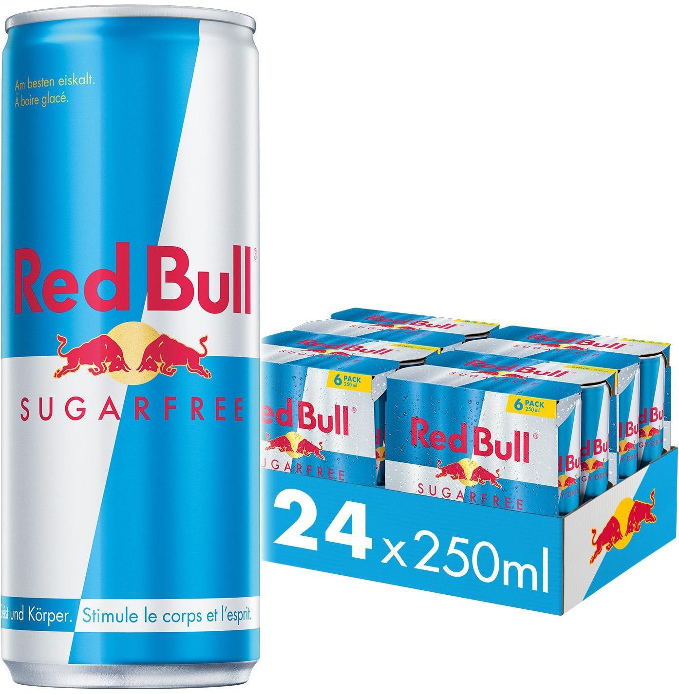 Red Bull Sugarfree Dose 0.25l 24er Tray