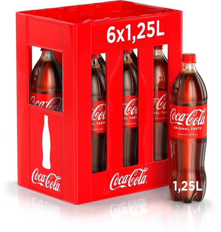 Coca Cola 1.25l 6er PET Har.