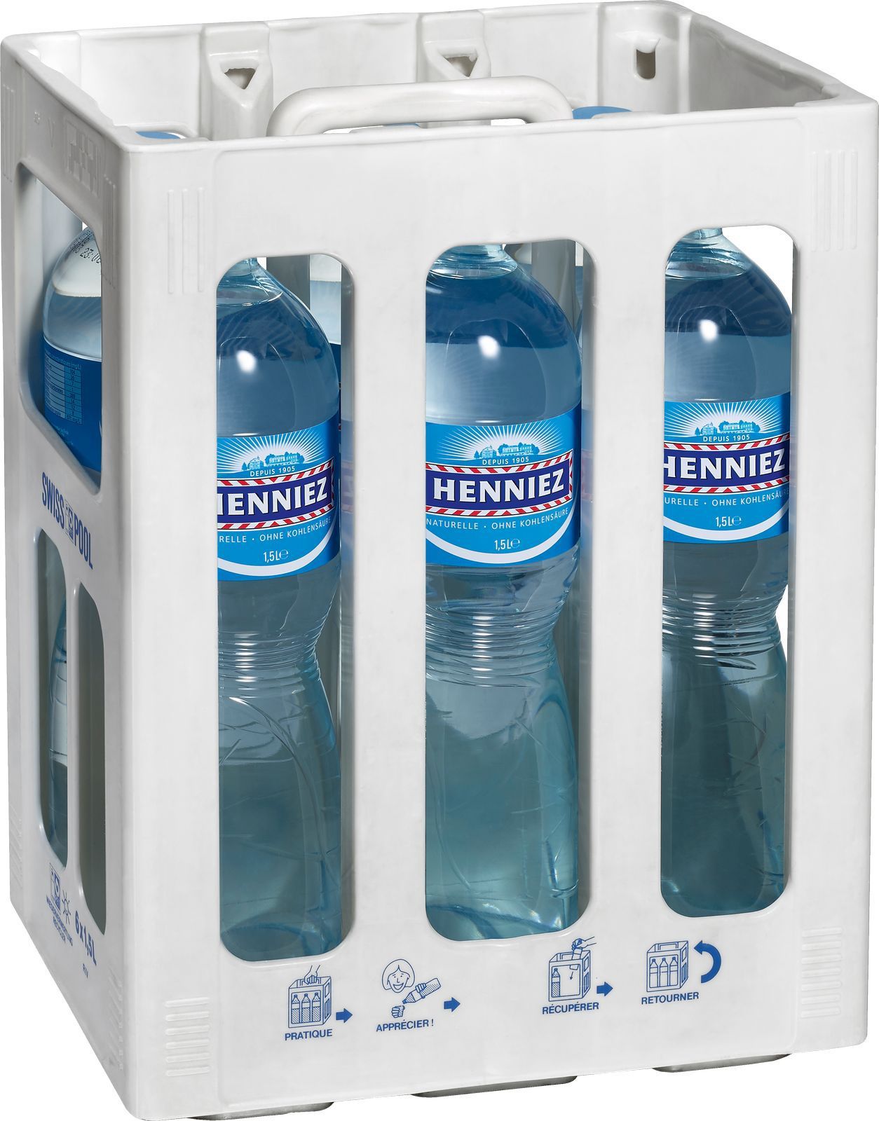 Henniez blau ohne CO2 1.5l 6er Har.