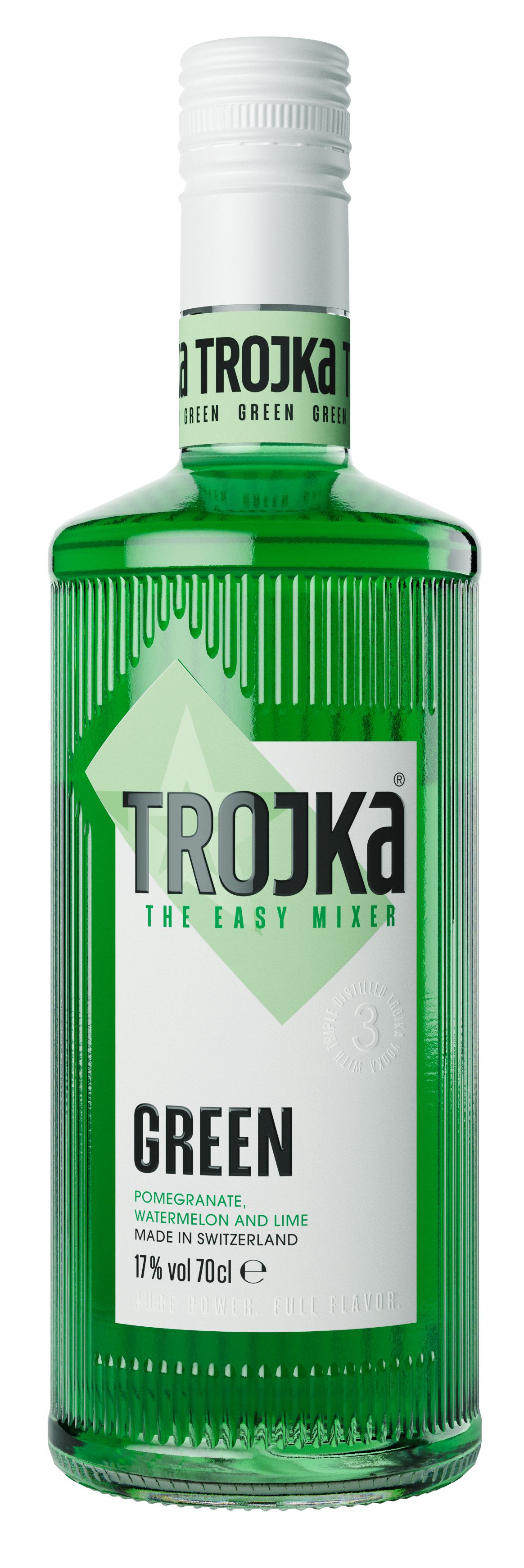 Trojka Vodka Green 17% 70cl