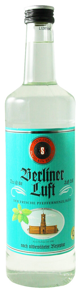Berliner Luft Pfefferminzlikör 18% 70cl