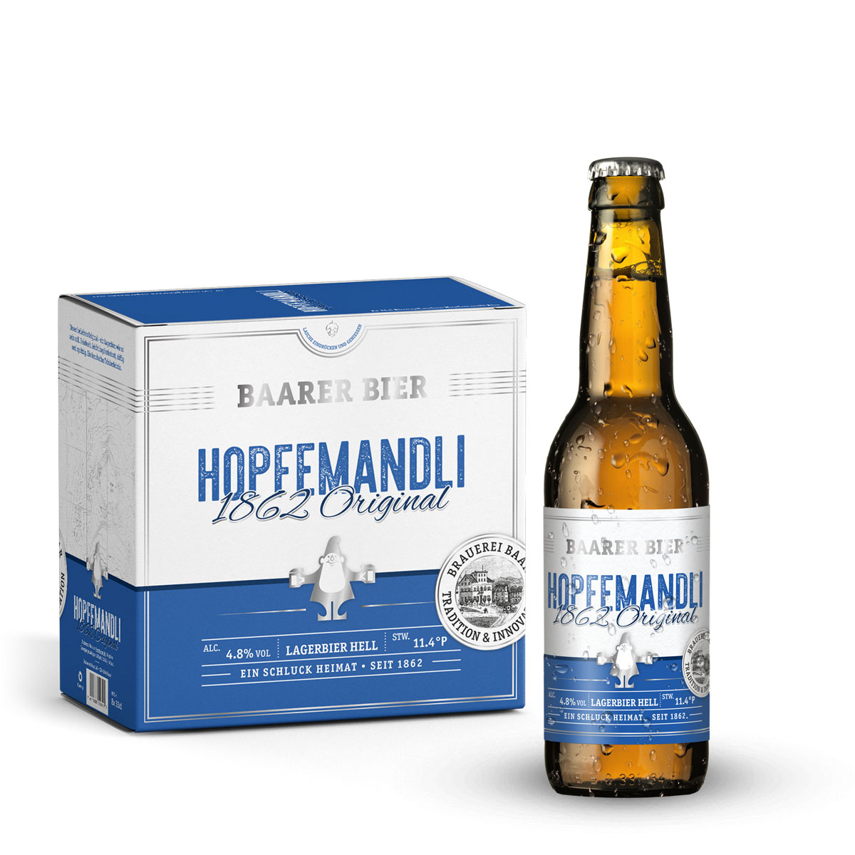Hopfemandli 1862 Original 33cl 8er EW