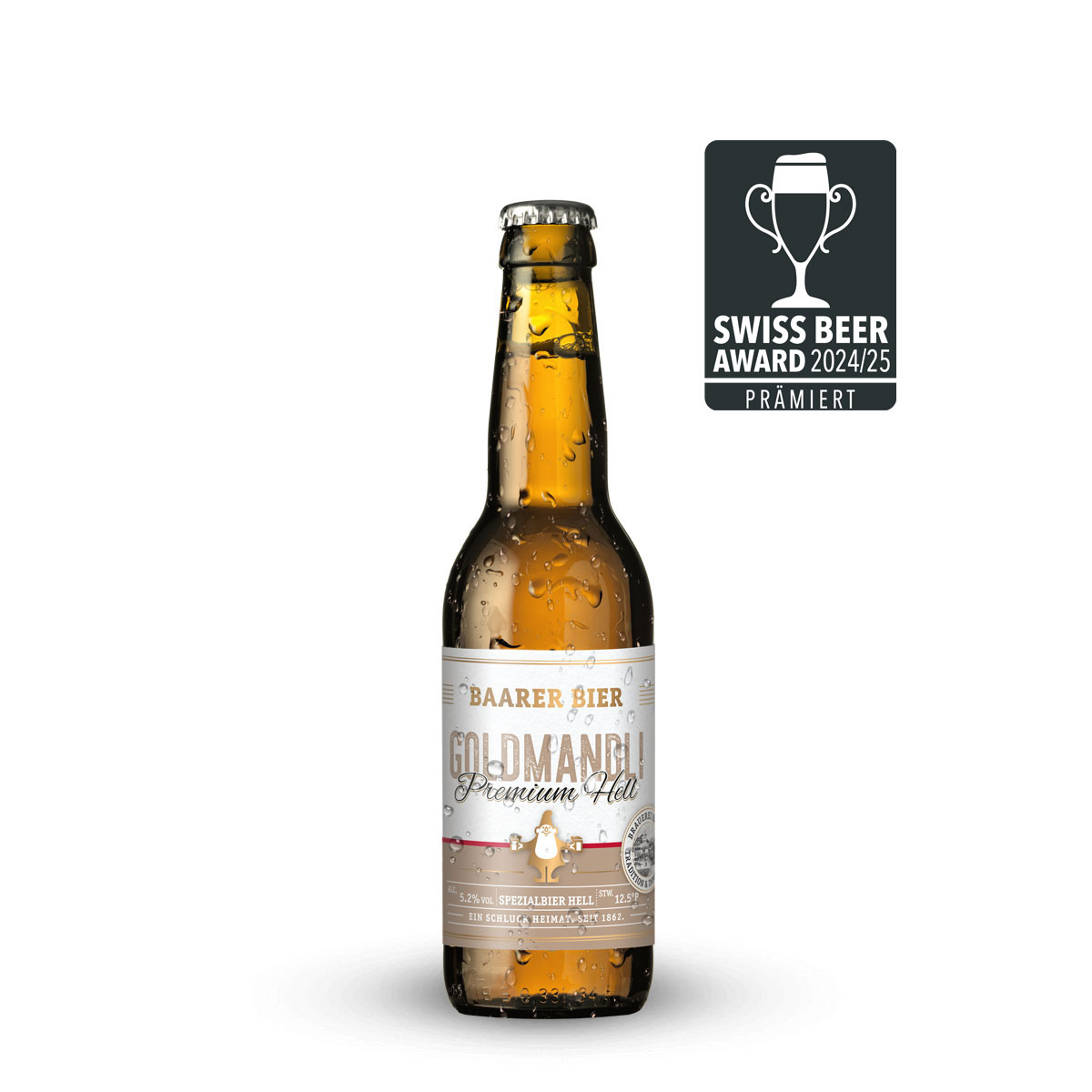 Goldmandli Premium Hell 33cl 8er EW