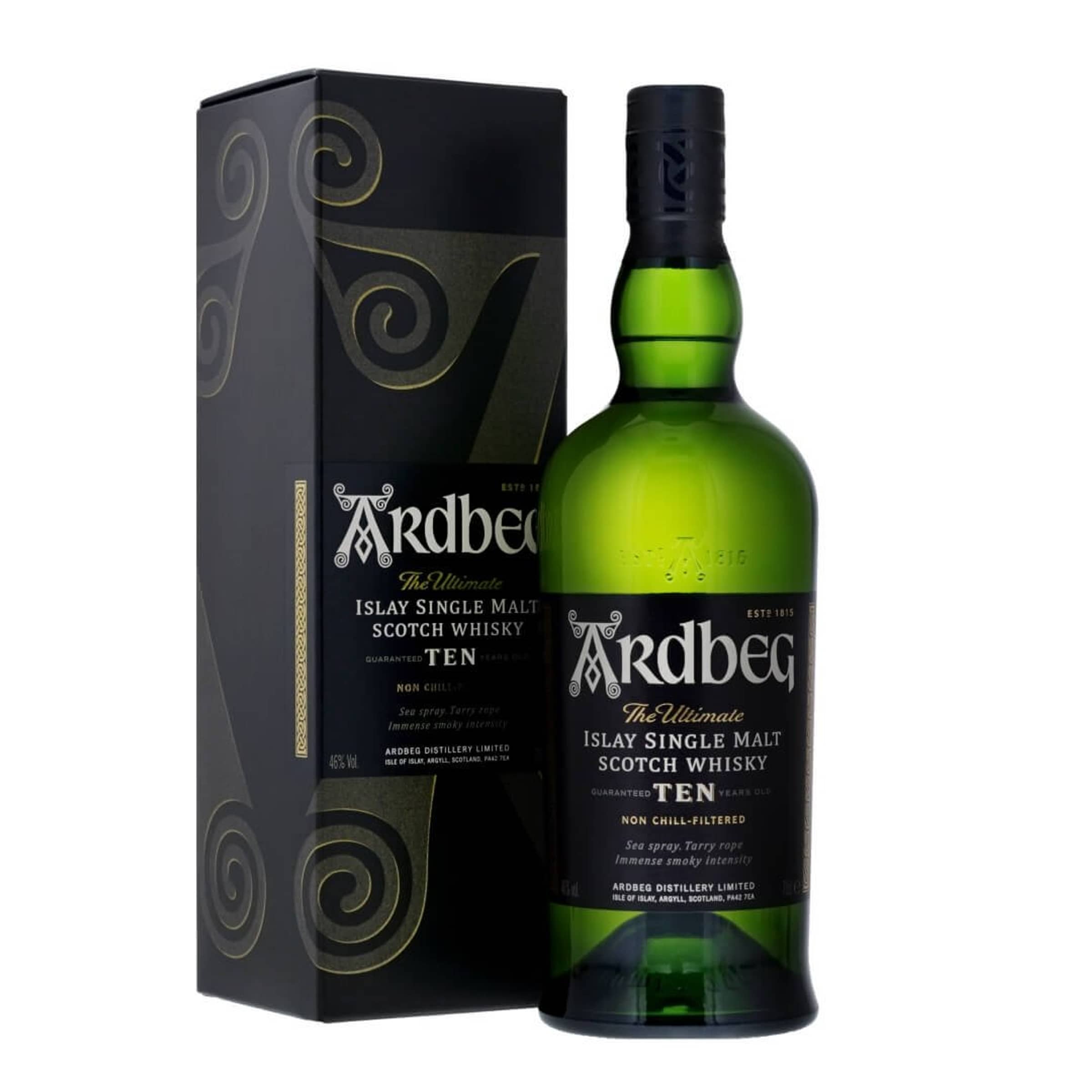 Ardbeg Non Chill-Filtered Single Malt 10 J. 46% 70cl