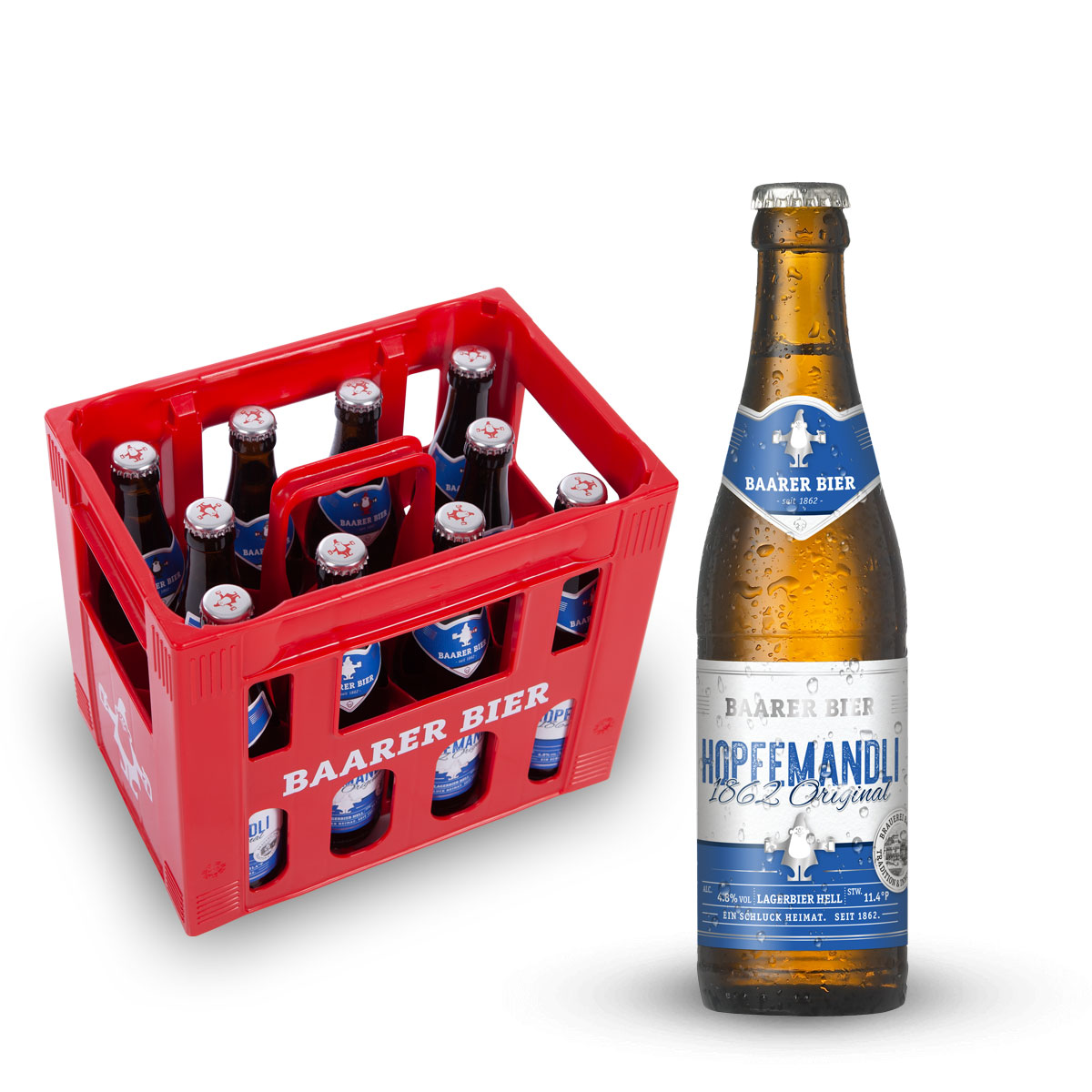 Hopfemandli 1862 Original 33cl 10er MW