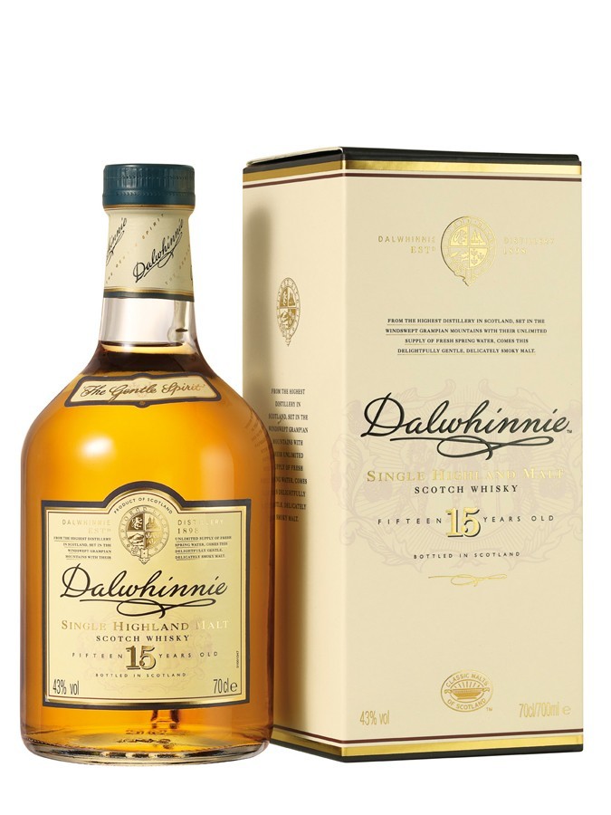 Dalwhinnie Single Malt 15 J. 43% 70cl