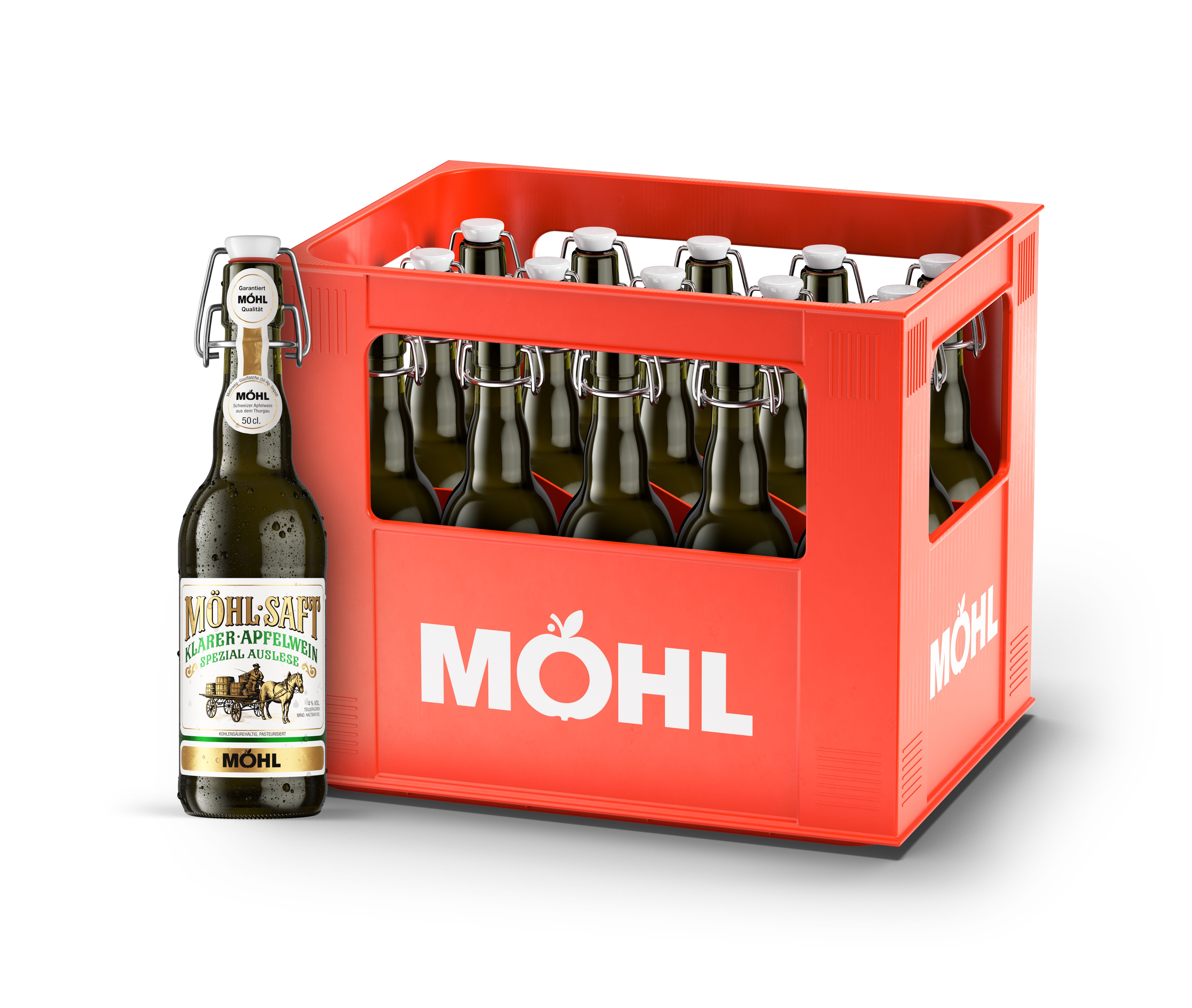 Möhl Saft klar Bügel 0.50l 15er MW  