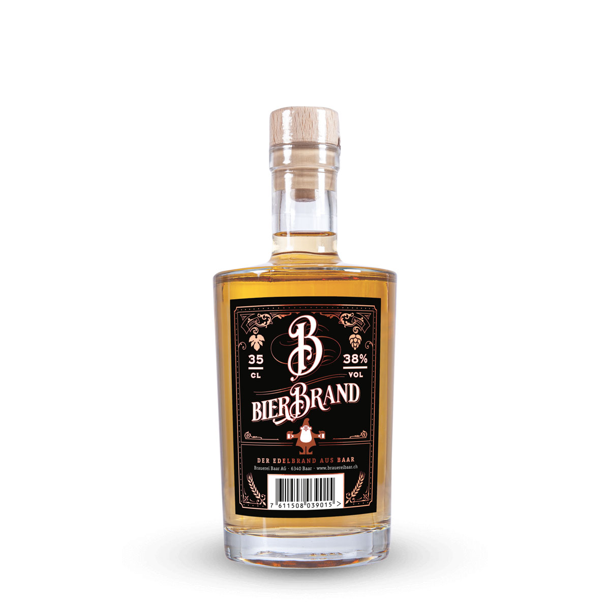 Baarer Bierbrand Braumeister-Tröpfli 38% 35cl