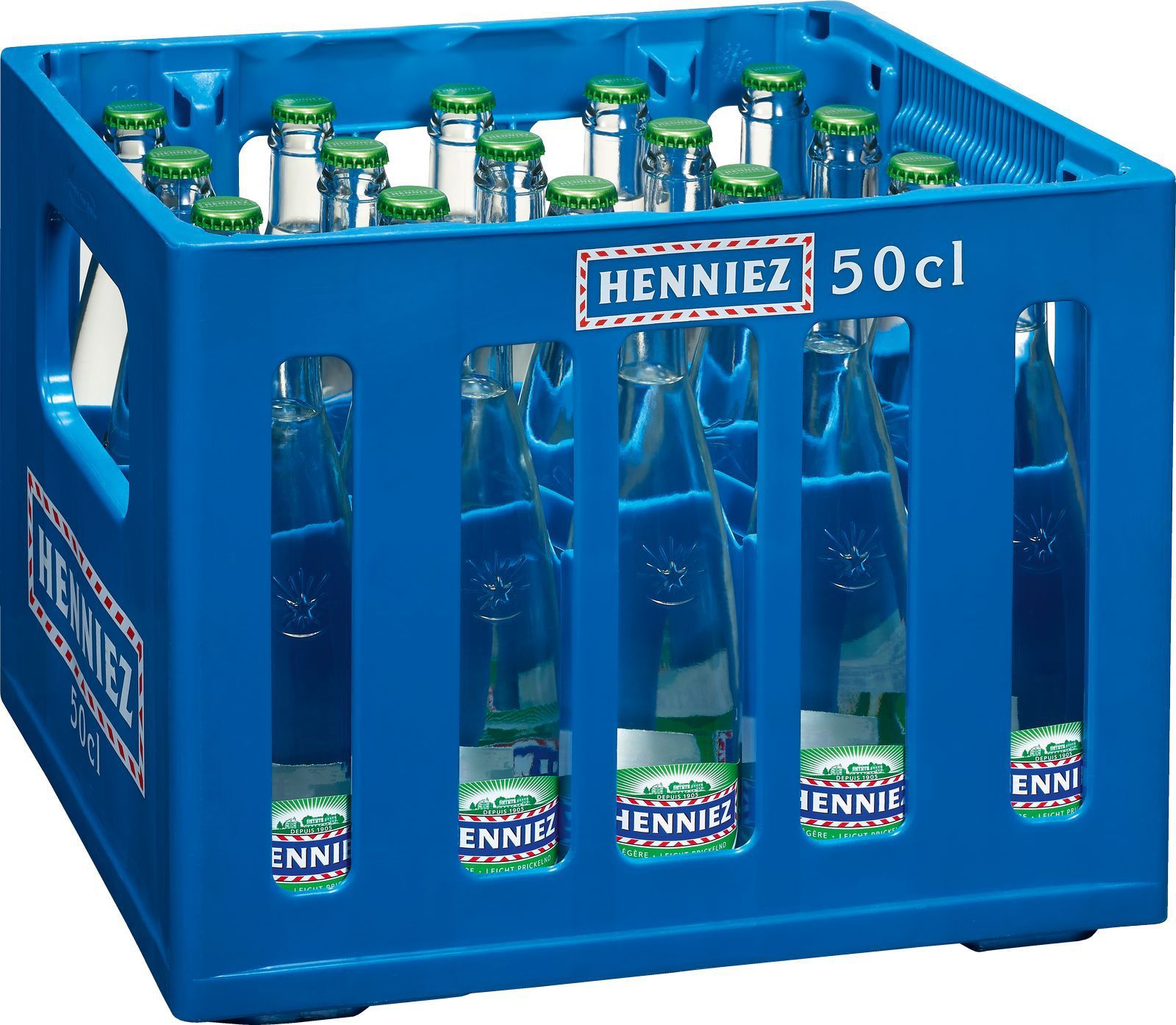 Henniez grün mit wenig CO2 0.50l MW 20er