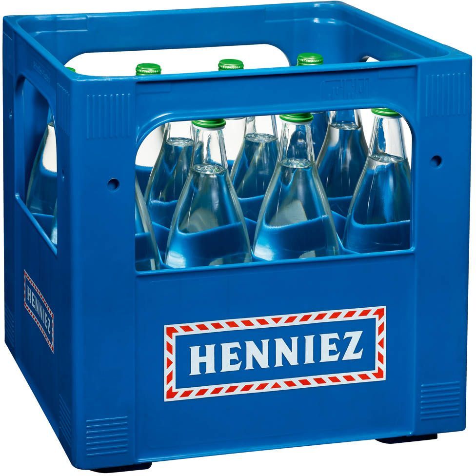 Henniez grün mit wenig CO2 1.0l MW 12er