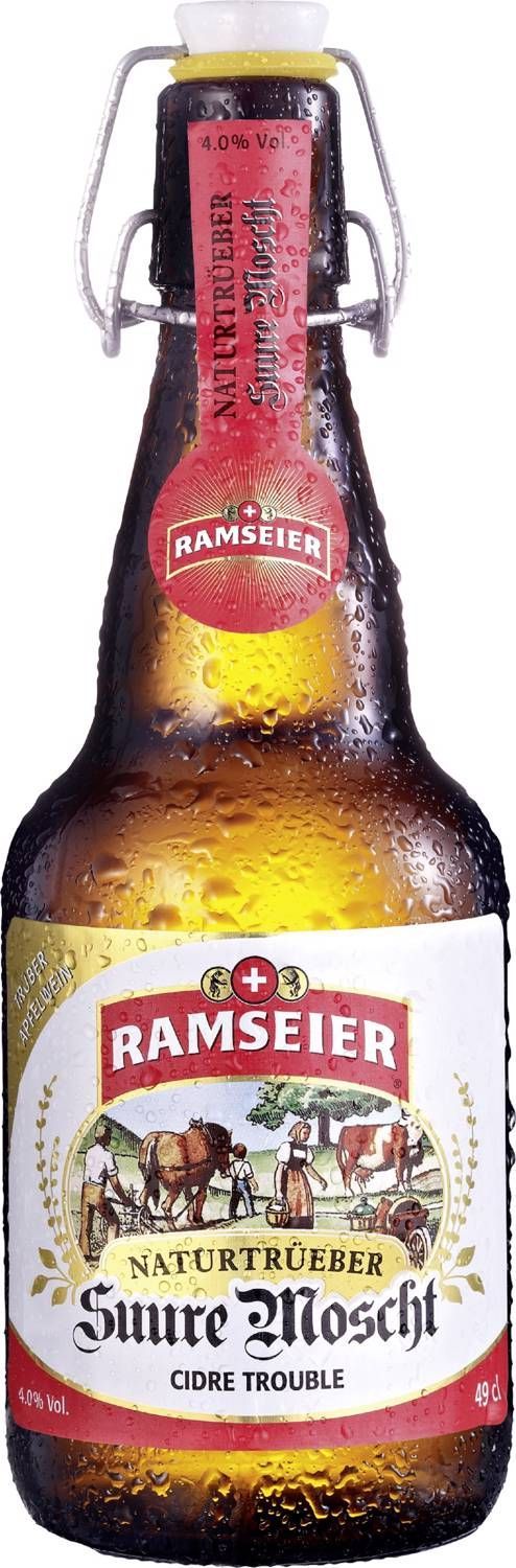 Ramseier Suure Moscht naturtrüeb Bügel 0.49l 12er MW  