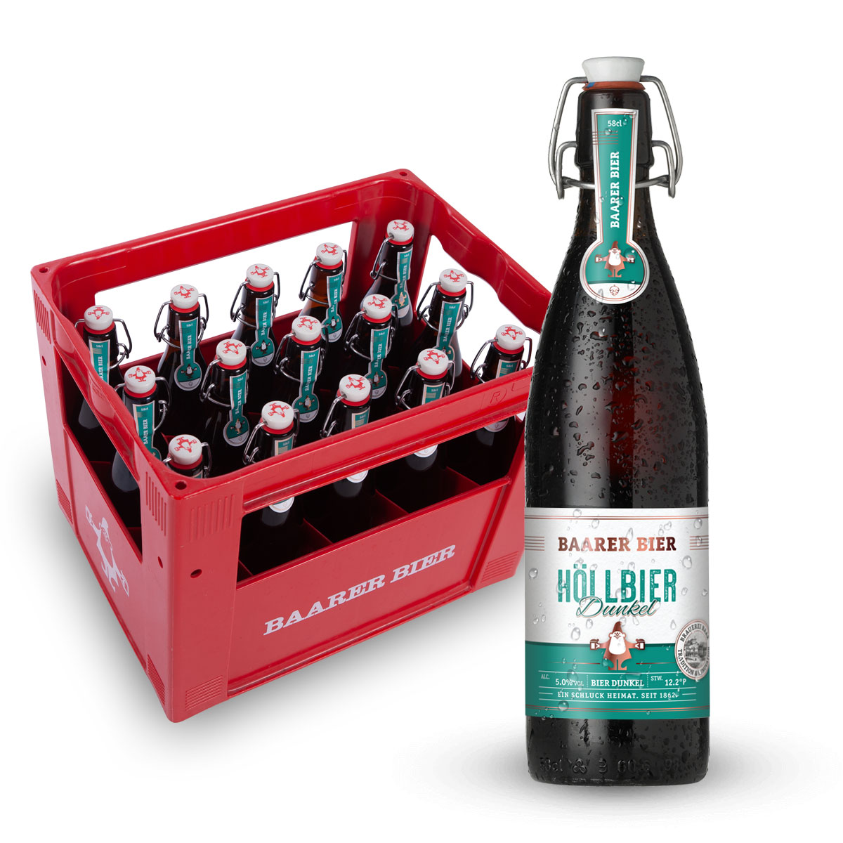 Höllbier Dunkel 58cl 15er MW
