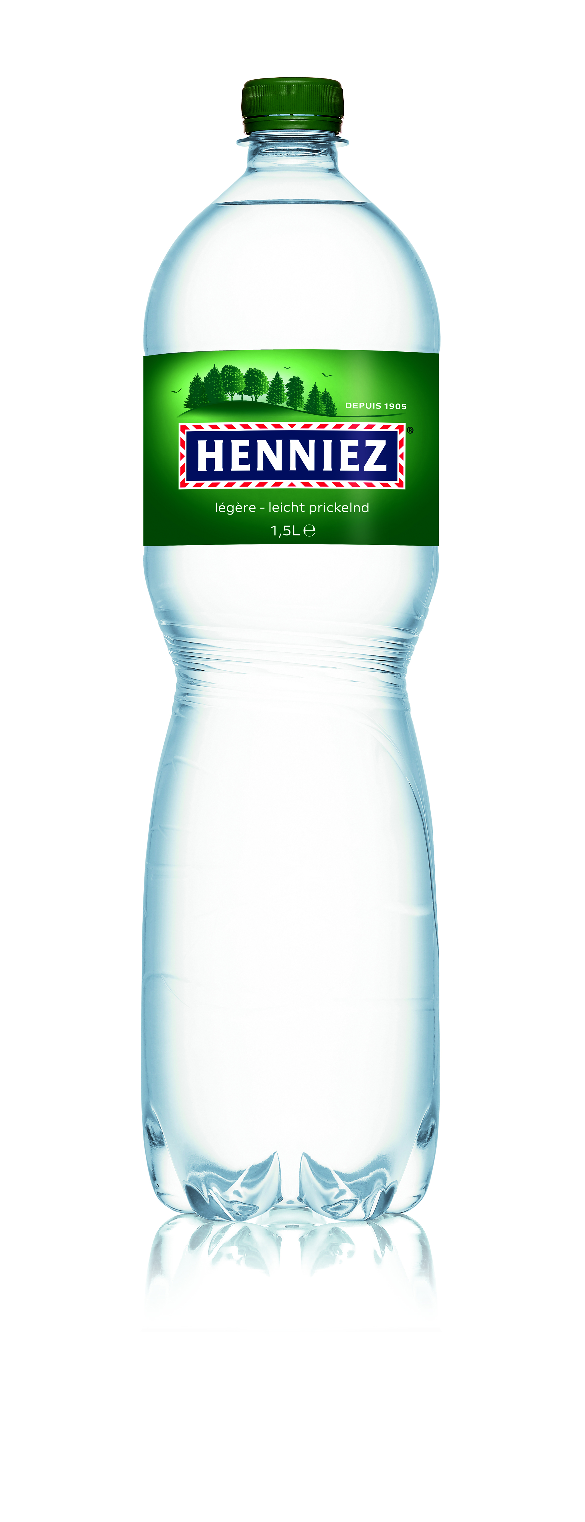 Henniez grün mit wenig CO2 1.5l 6er Har.