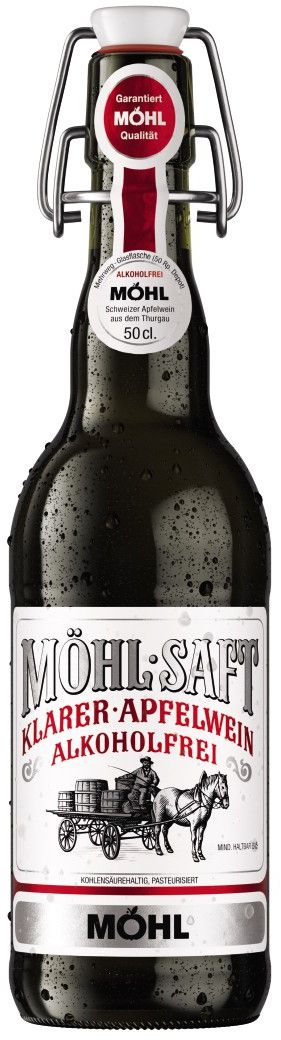 Möhl Saft klar alkoholfrei Bügel 0.50l 15er MW 
