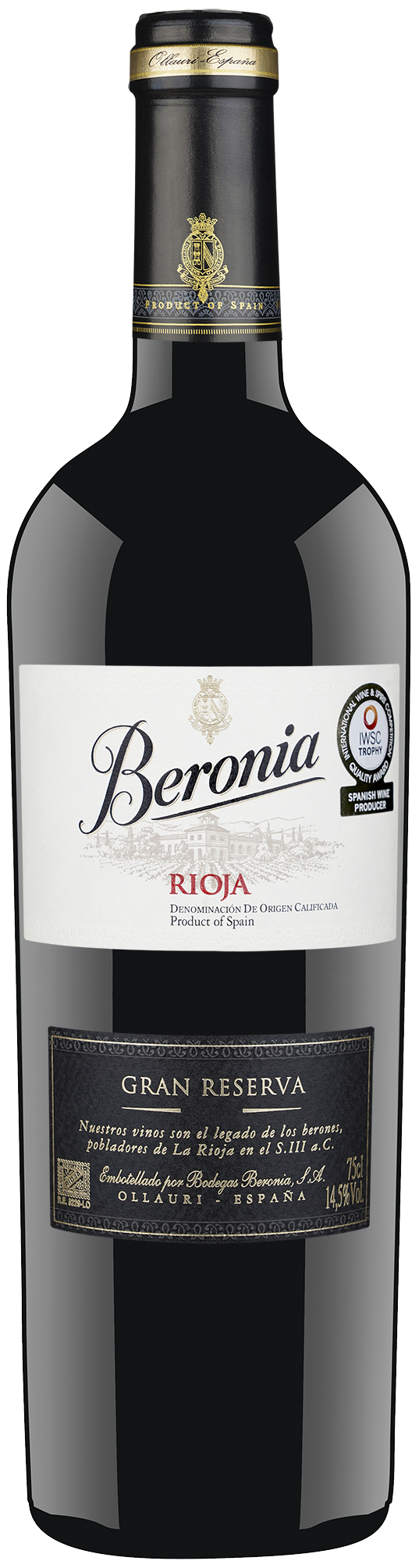 Beronia Rioja Gran Reserva DOCA 75cl
