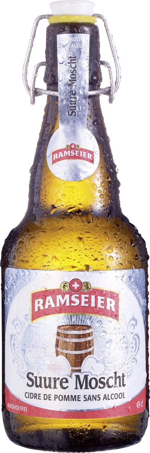 Ramseier Suure Moscht klar alkoholfrei Bügel 0.49l 12er MW