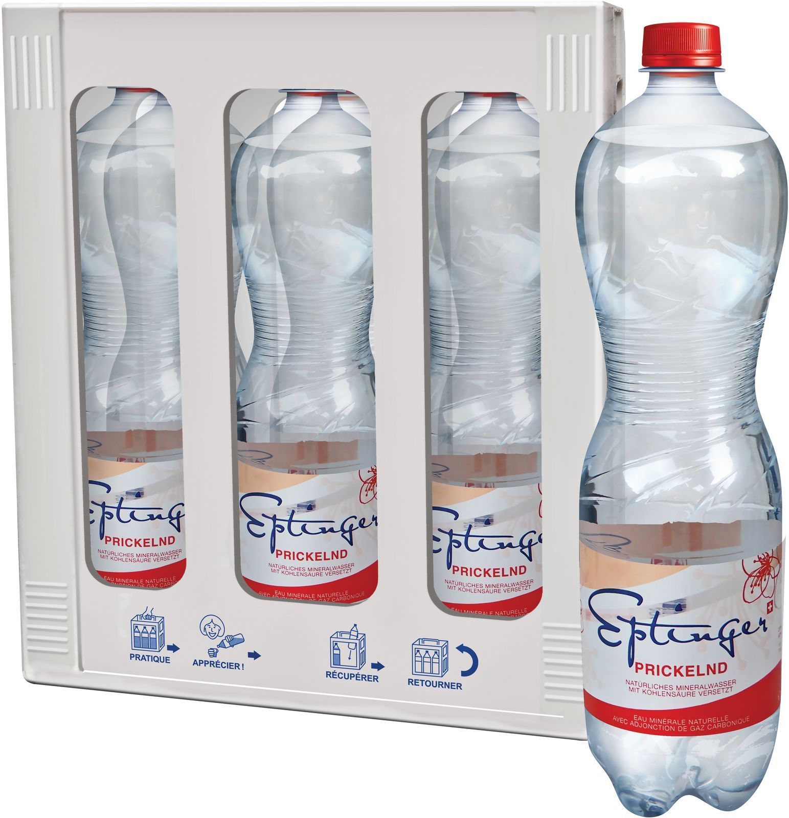 Eptinger rot (prickelnd) 1.5l 6er PET Har.