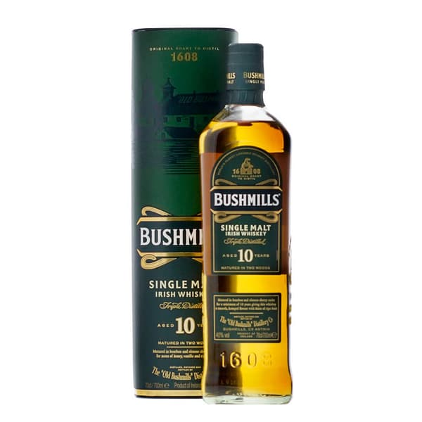 Bushmills Irish Single Malt Whiskey 10 J. 40% 70cl