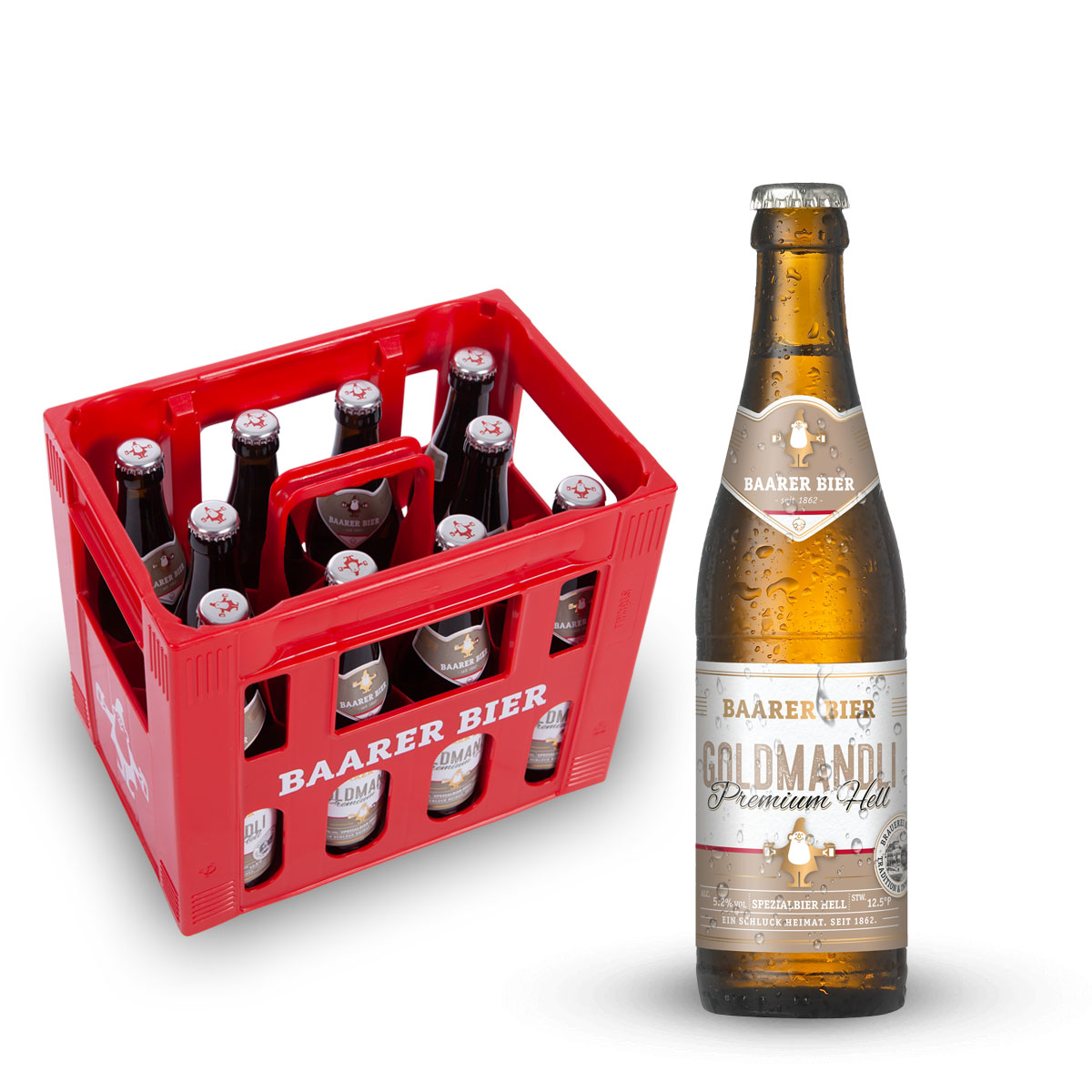 Goldmandli Premium Hell 33cl 10er MW